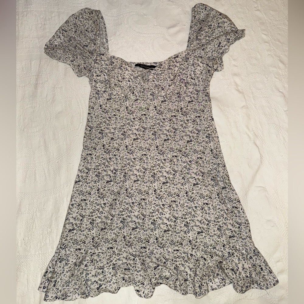 Glassons Blue Floral Mini Dress - 10